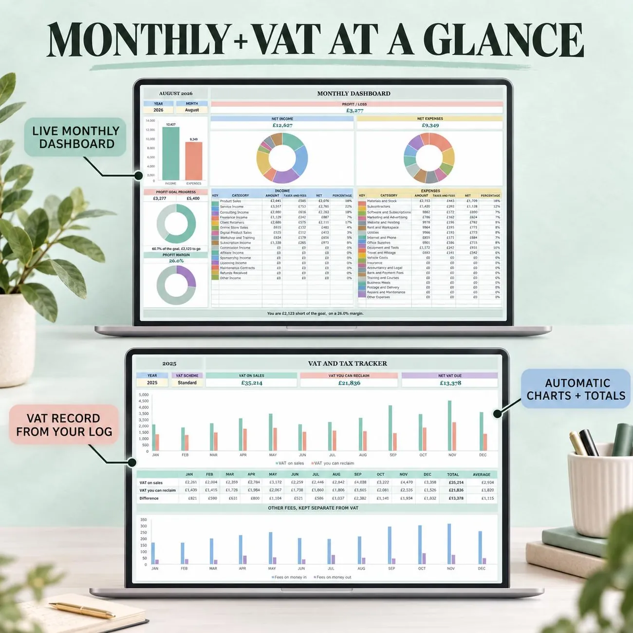 Monthly & VAT at a Glance thumbnail