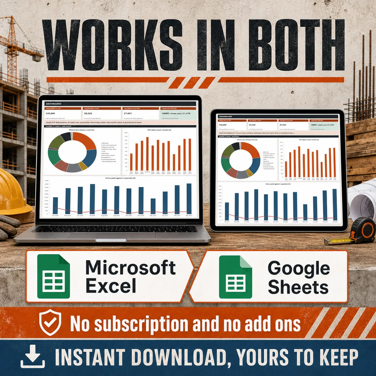 Works in Excel & Sheets thumbnail