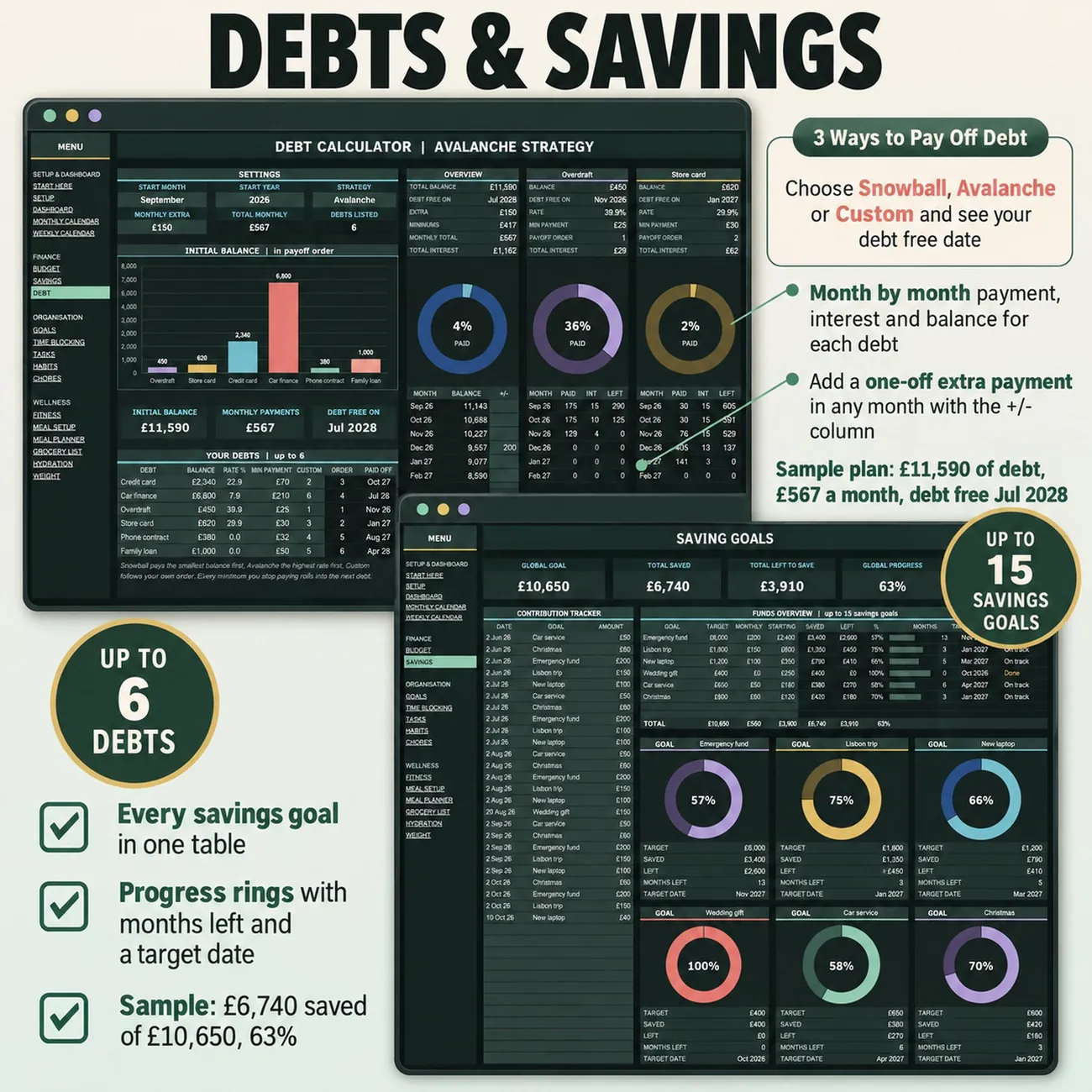 Debts & Savings thumbnail