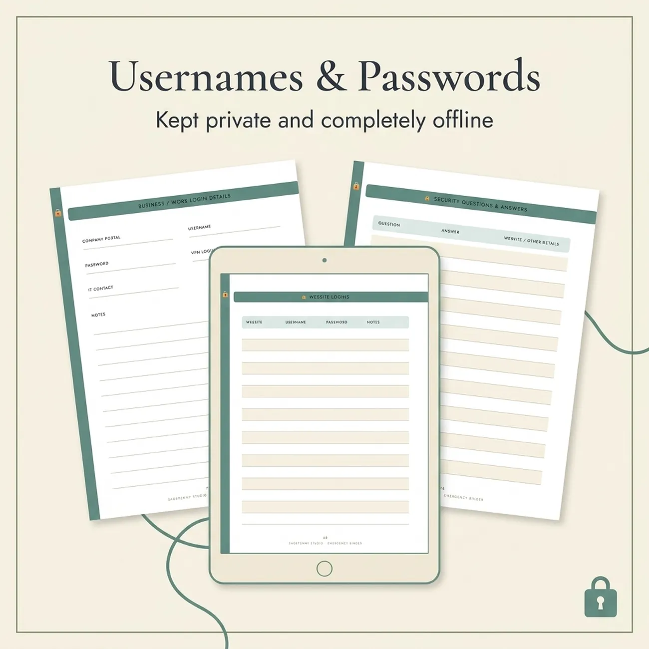 Usernames & Passwords thumbnail