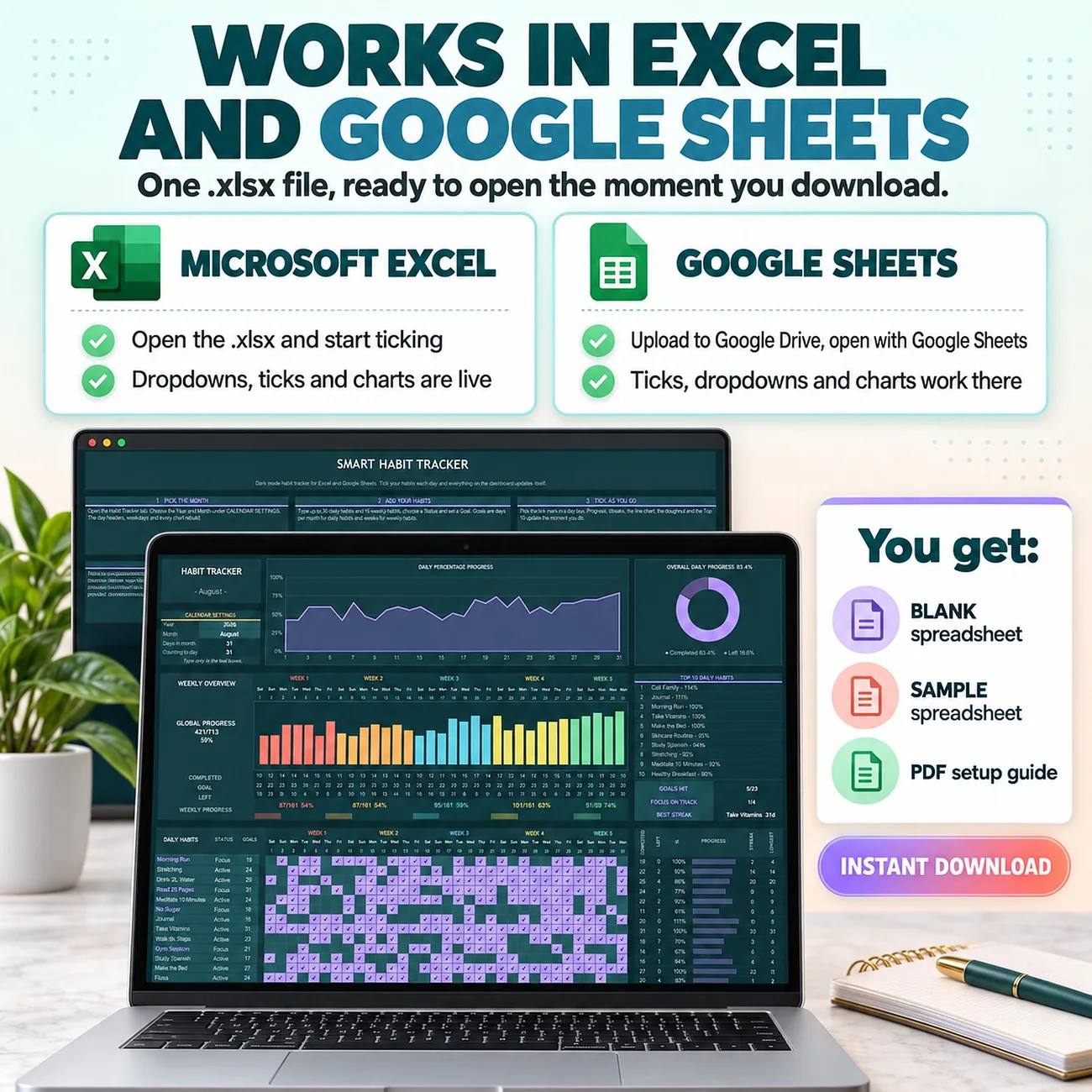 Excel and Google Sheets thumbnail