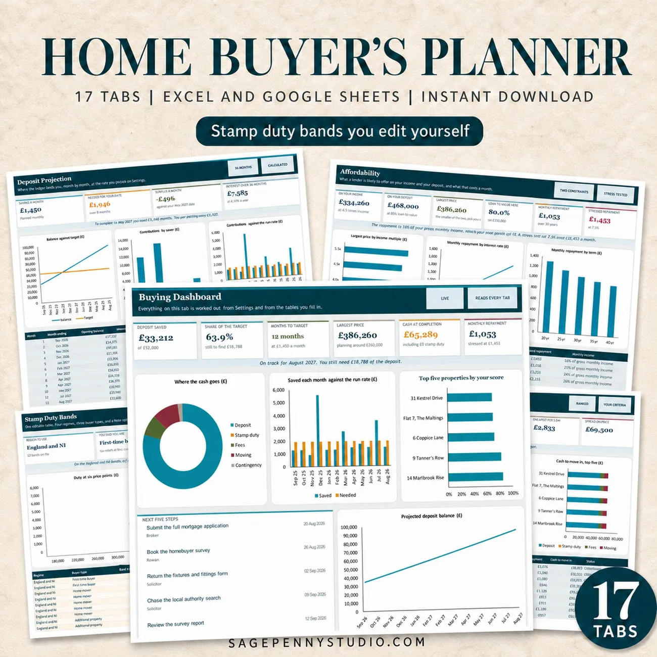 First-Time Home Buyer Planner - The spreadsheet for the year before you own anything.