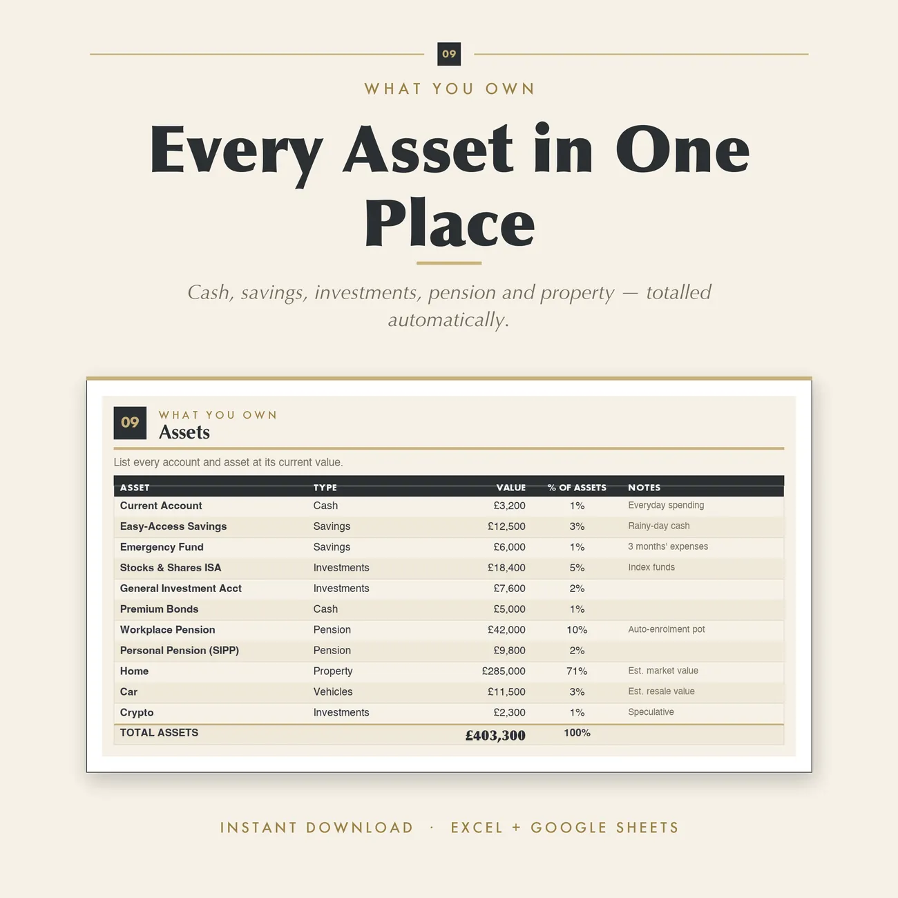 Assets thumbnail