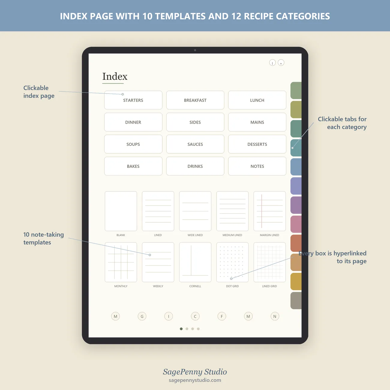 Clickable Index thumbnail