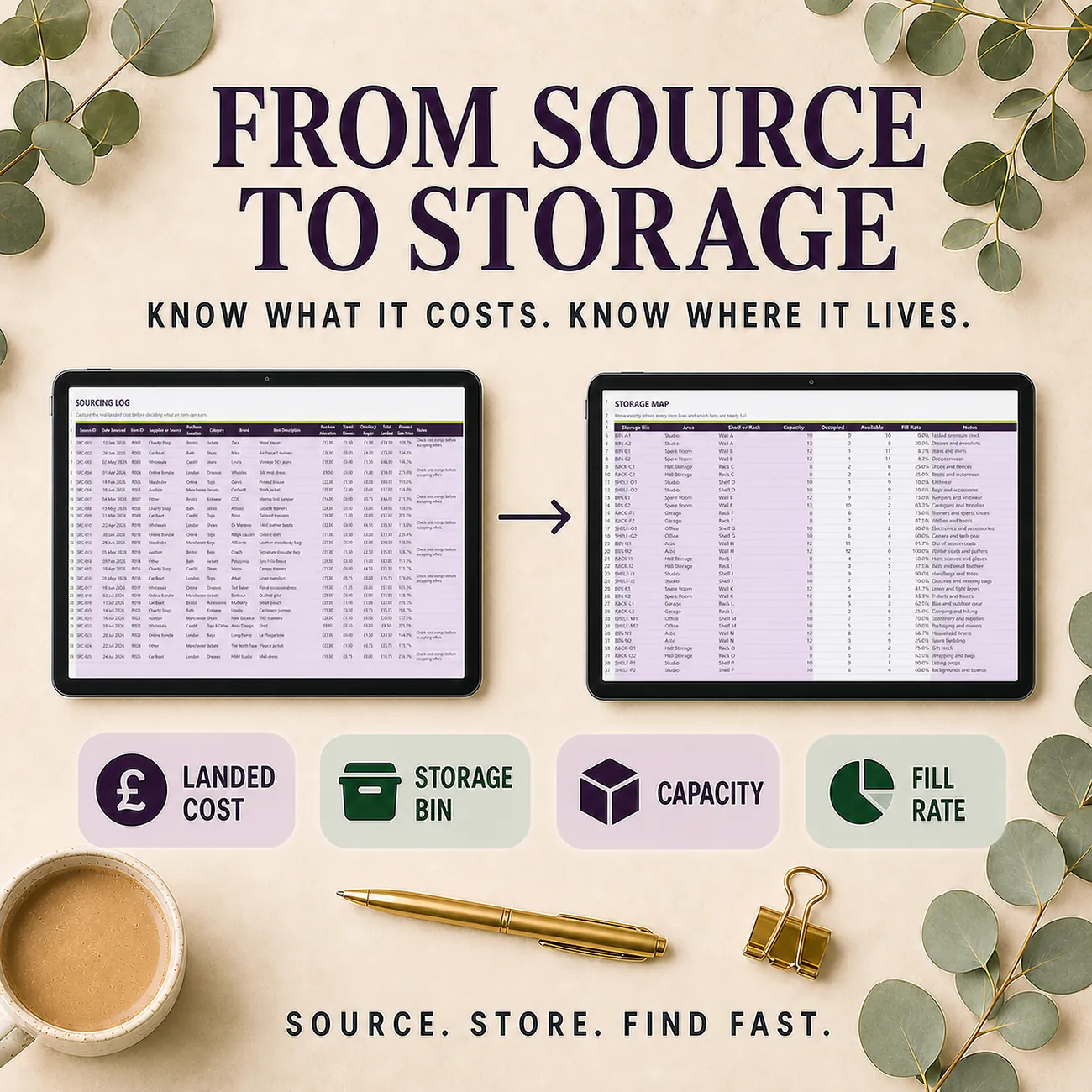 Sourcing and Storage Map thumbnail