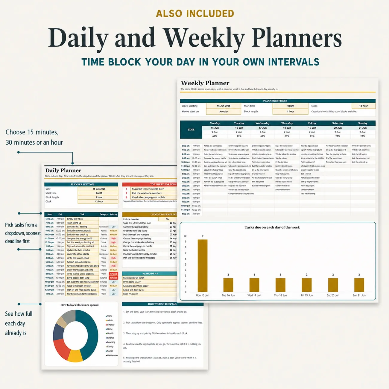 Daily & Weekly Planners thumbnail