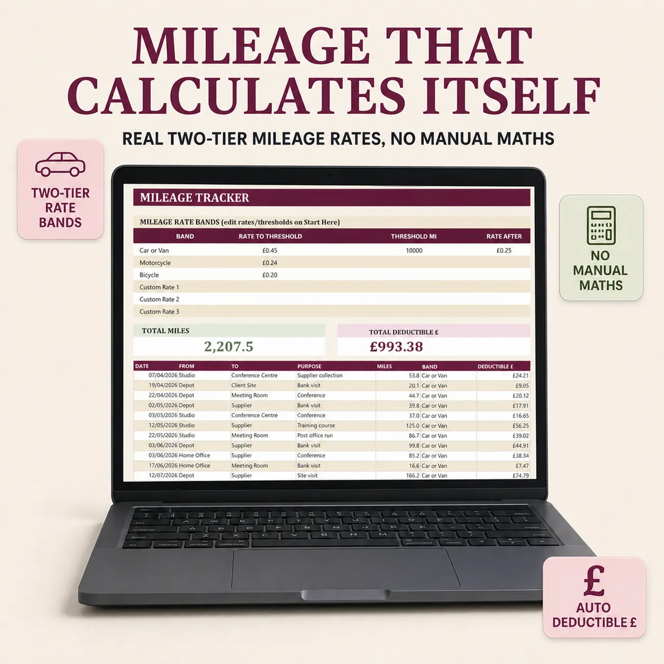 Mileage Log thumbnail