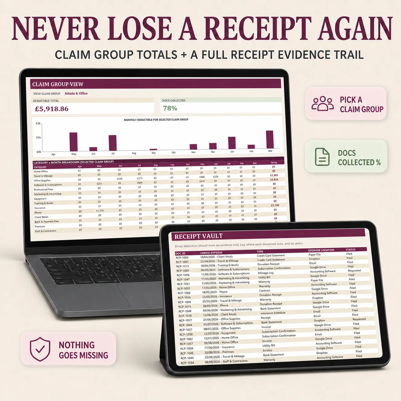 Claim Groups & Receipts thumbnail