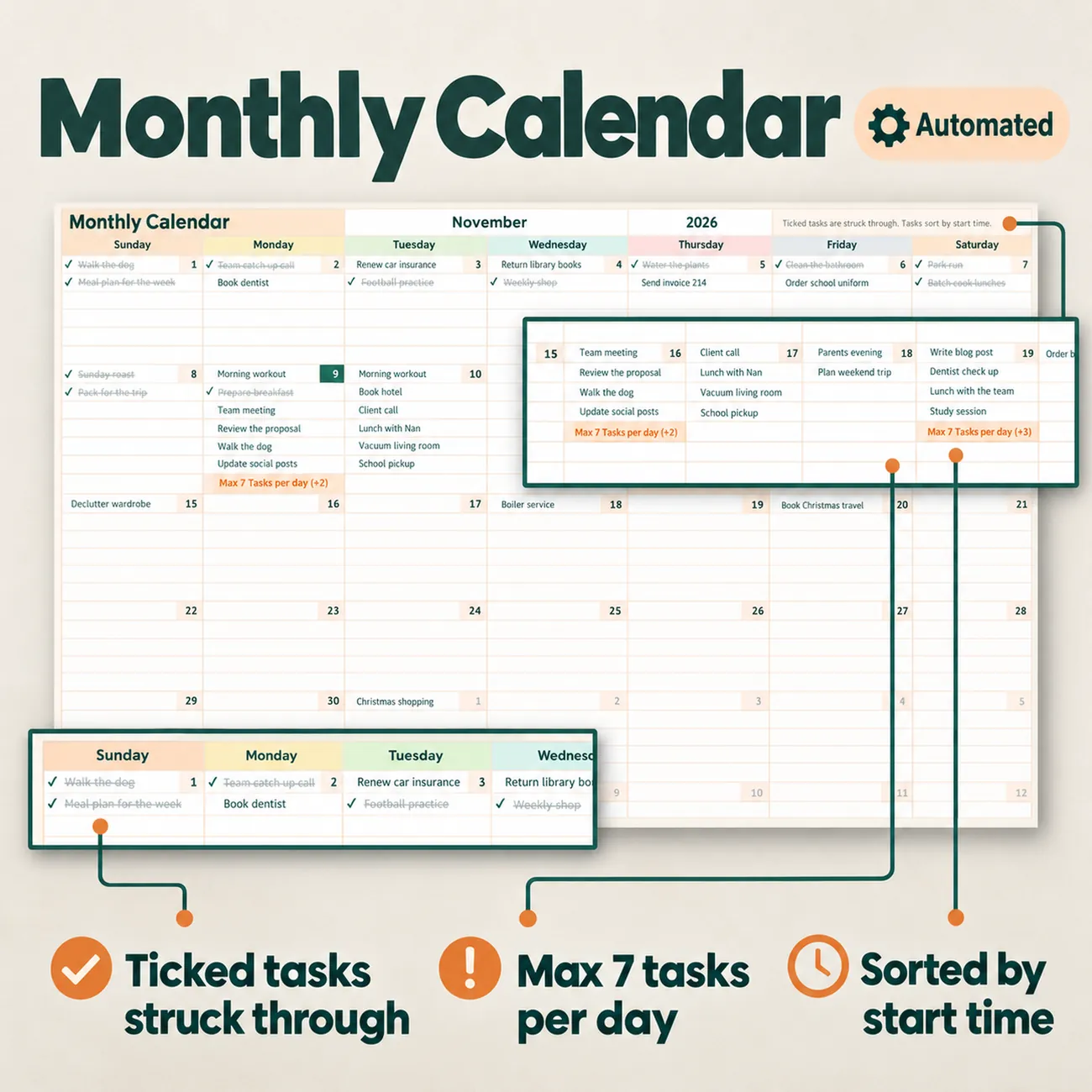 Monthly Calendar thumbnail