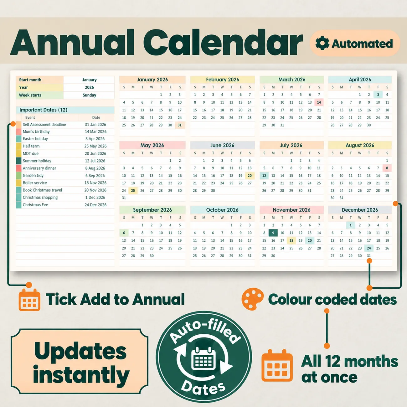 Annual Calendar thumbnail