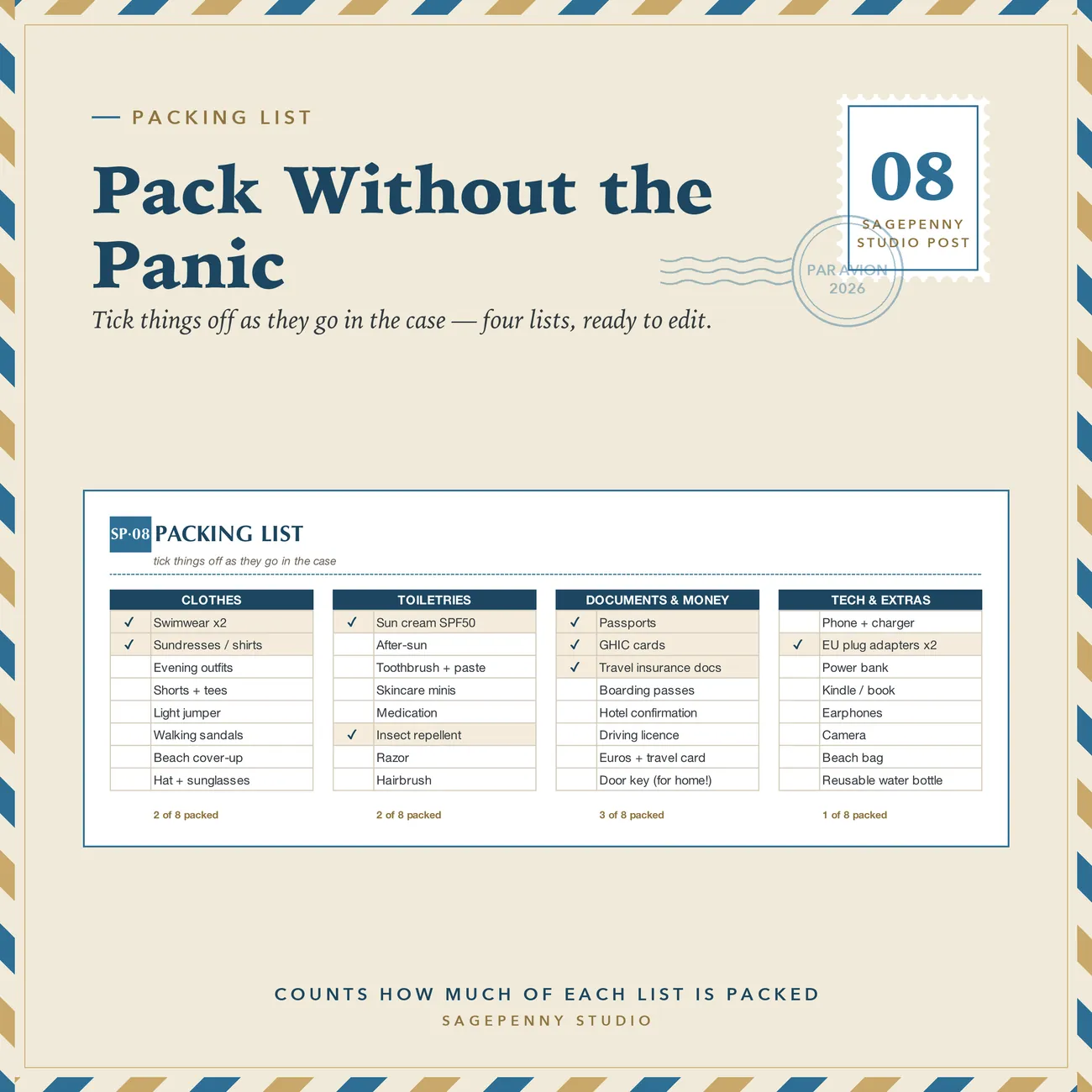 Packing List thumbnail