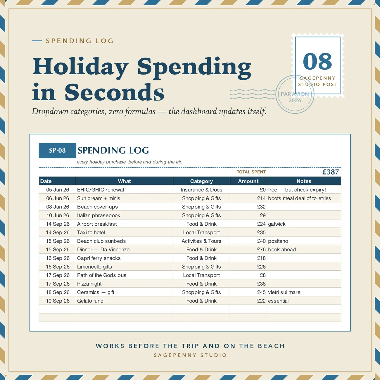 Spending Log thumbnail