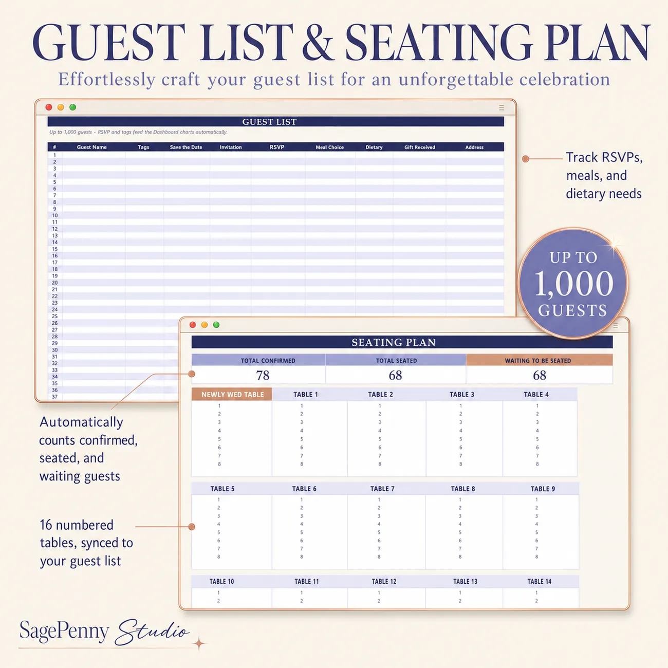 Guest List & Seating Plan thumbnail